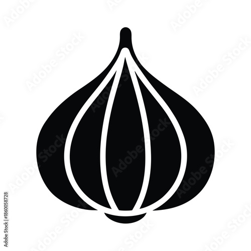 Garlic Cloves Icon Vector Illustration