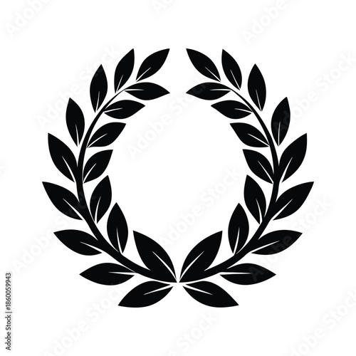 Sage Herb Wreath Icon Vector Illustration