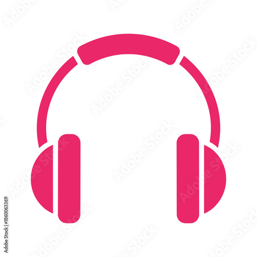 Headphones Vector Illustration