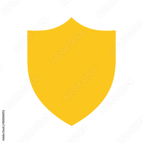 Yellow Shield Icon