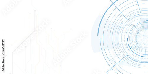 Technology abstracts futuristic background for internet business., Molecular technology structure with digital overlay.