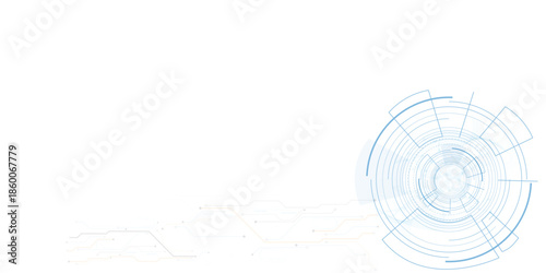 Technology abstracts futuristic background for internet business., Molecular technology structure with digital overlay.