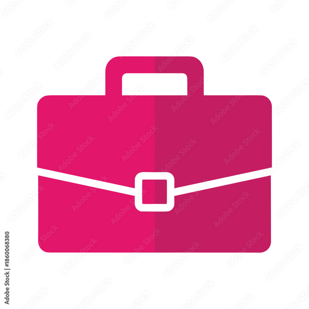 Obraz premium Pink Briefcase Illustration
