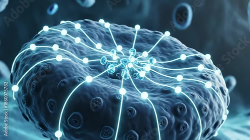 Omega-3 molecules guide immune signaling toward balanced responses, shown as controlled, well-timed activation pulses rather than excessive bursts. Immune pathways appear coordinated and calm