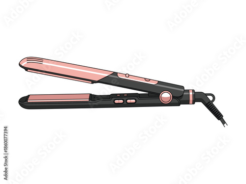 Professional Rose Gold Hair Straightener for Salon Quality Styling