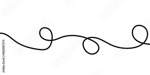 Abstract vector background with grey wavy lines