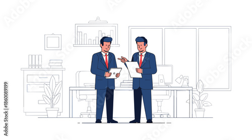 Business meeting in office