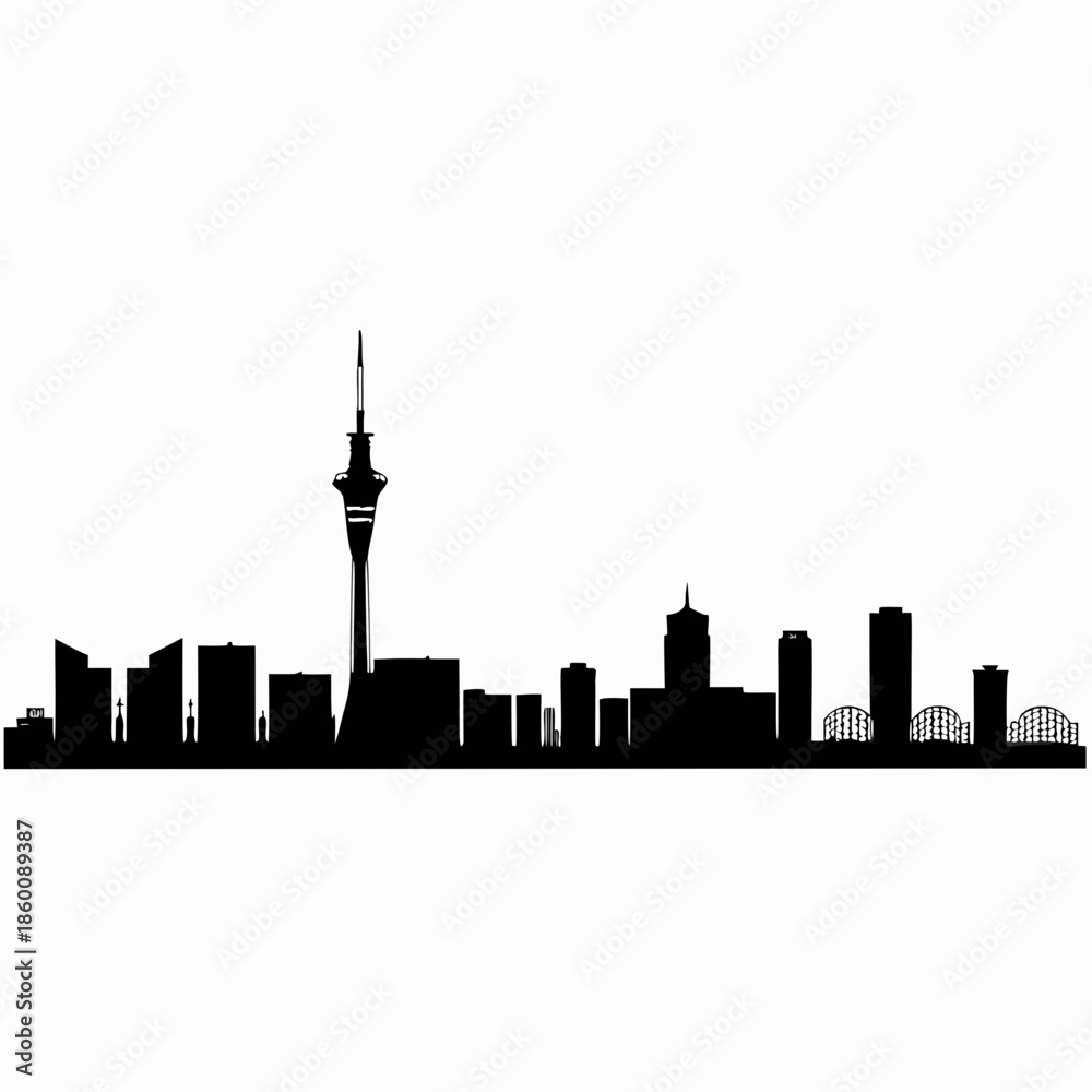 Fototapeta premium city skyline vector illustration