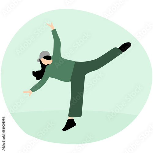 People Dance Illustration