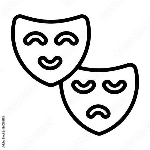 Drama Vector Icon