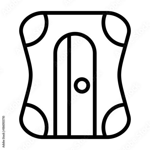 Pencil Sharpener Vector Icon