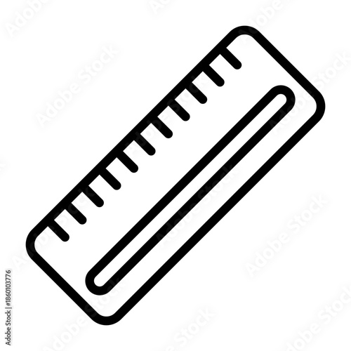 Ruler Vector Icon