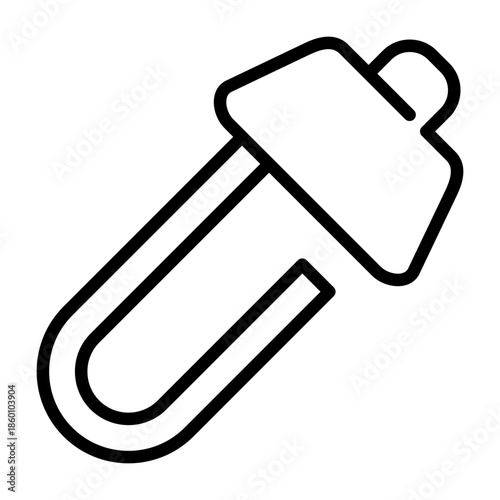 Paper Clip Vector Icon