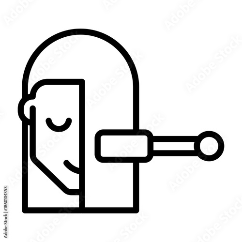 Straightener Vector Icon