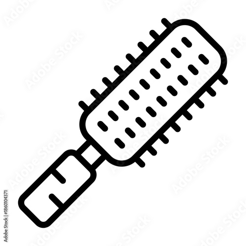 Hair Brush Vector Icon