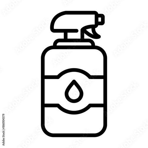Spray Bottle Vector Icon