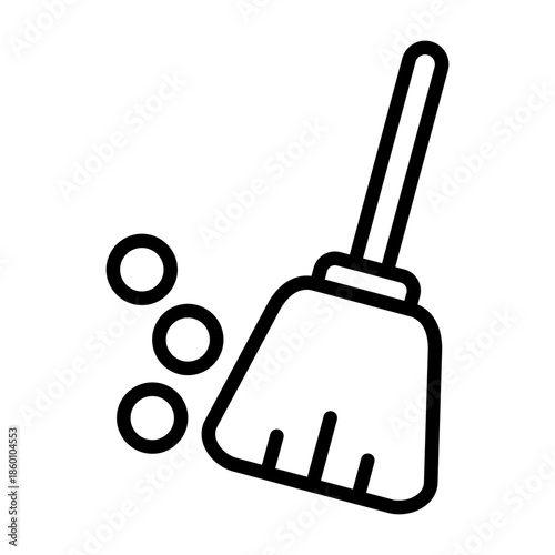 Sweeping Vector Icon