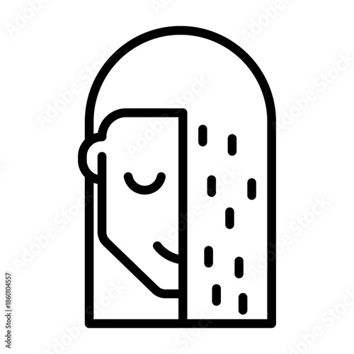 Hairstyle Vector Icon