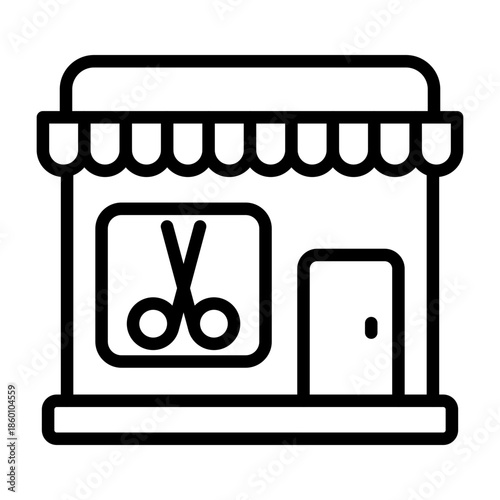 Hair Salon Vector Icon