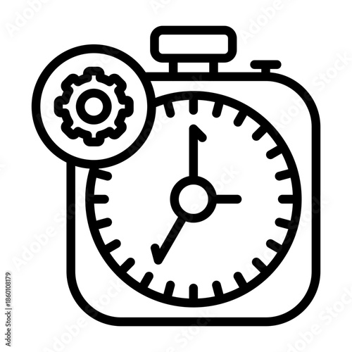 Stopwatch Vector Icon