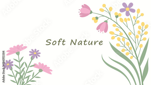 spring flower border