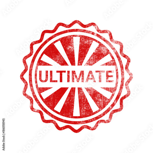 Ultimate Stamp Vector Illustration