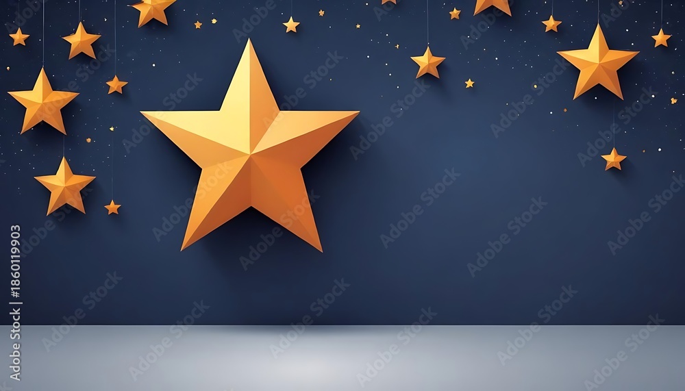 Obraz premium Star is hanging from the ceiling