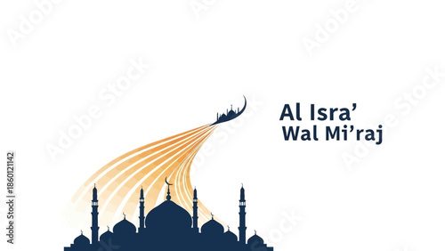 Al Isra Wal Miraj Islamic Prophet Muhammad Night Journey.