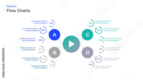 Annual Data Comparison Table with Visual Progress Indicators