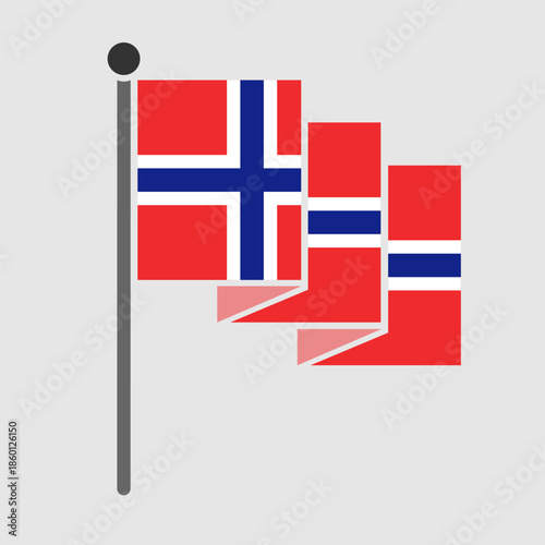 National flag of Norway design