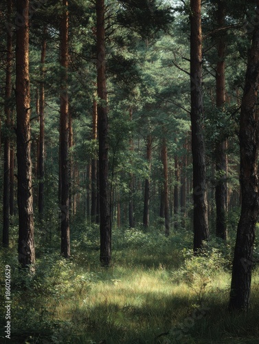 beautiful forest landscape