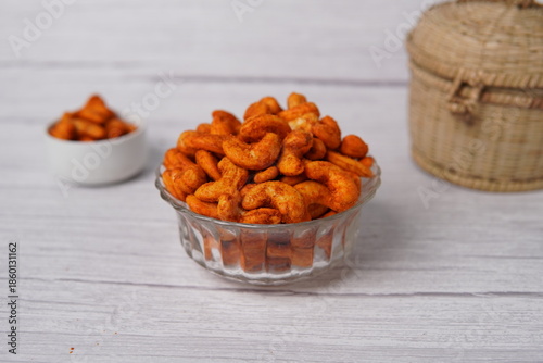 Εκτύπωση καμβά Flavorful peri peri kaju featuring premium cashew nuts coated with bold peri peri spices for a spicy, tangy kick
