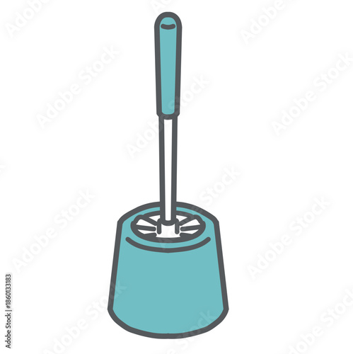 トイレブラシ・掃除用ブラシのイラスト