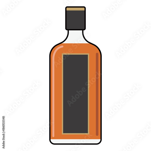 ウイスキー　イラスト　ベクター
