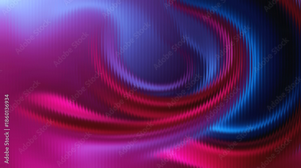 Obraz premium Vibrant swirling abstract background with pink blue hues