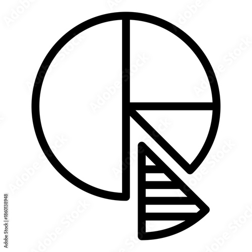 Pie Chart with Red Segment