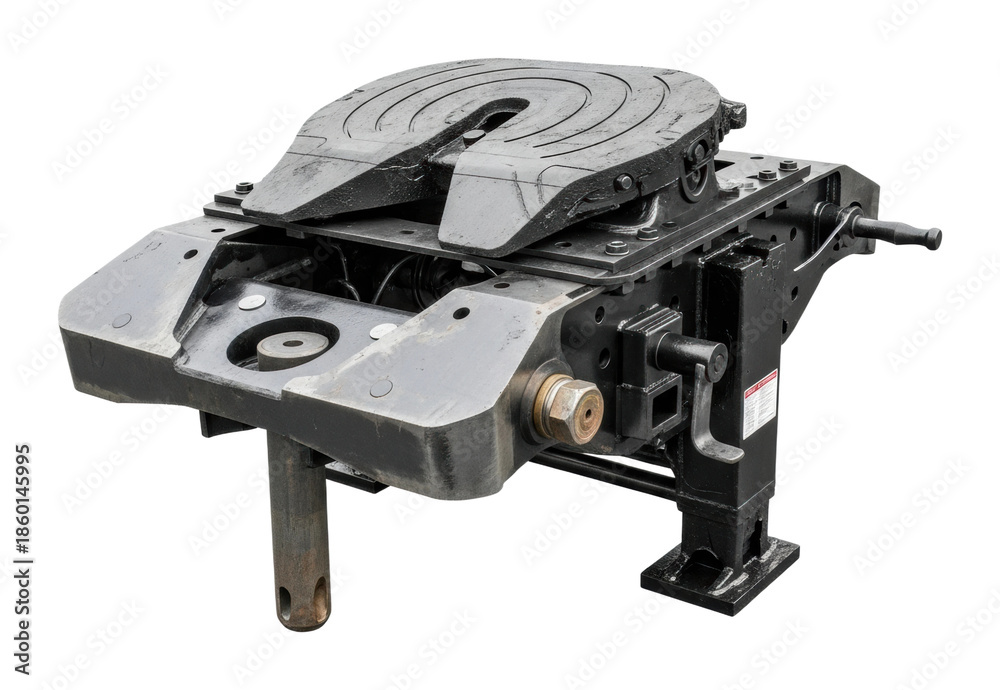 Naklejka premium Industrial machinery coupler factory workshop product isolated on transparent background