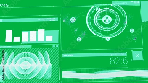 App Interface Menu with Alpha Channel