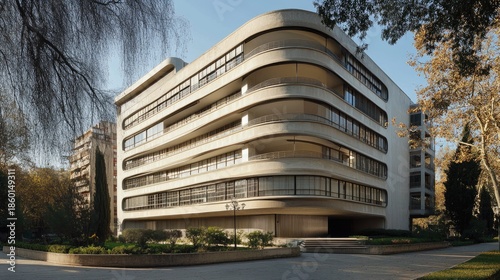Curved Concrete Architecture: A Modernist Masterpiece