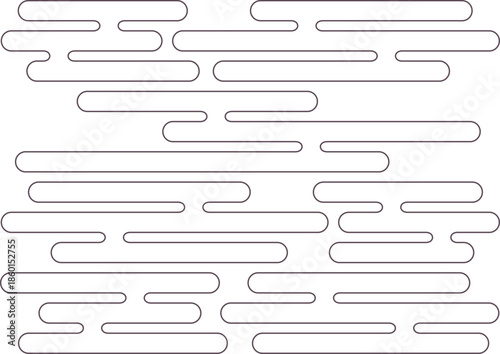 空気の流れを思わせる和モダン抽象ラインパターン