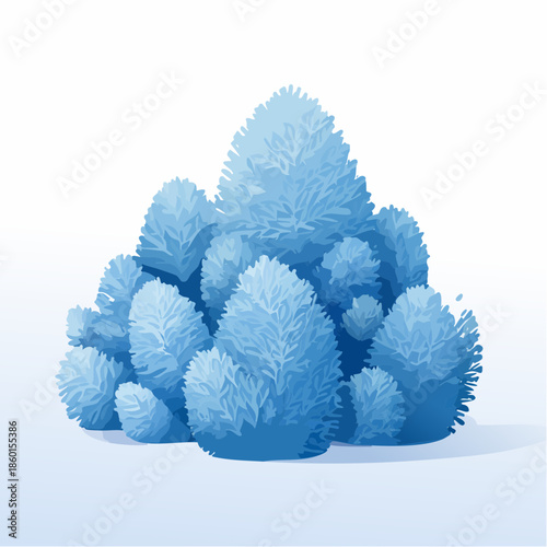 Macro of stabilized moss in cool blue tones. Perfect for spa branding, eco-product packaging, website backgrounds, and natural interior design visuals