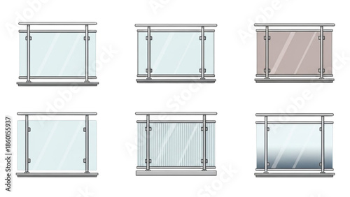 Modern Glass and Metal Balcony Railing Designs for Contemporary Architecture