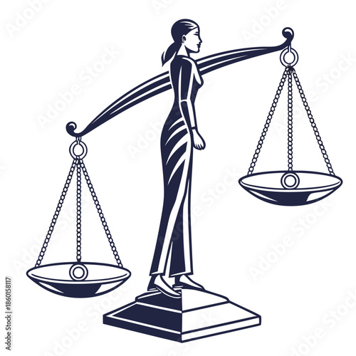 Minimalist Leadership Icon with Abstract Human Figure