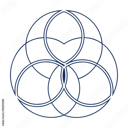 Geometric Unity and Synergy Symbol for Professional Collaborative Ventures