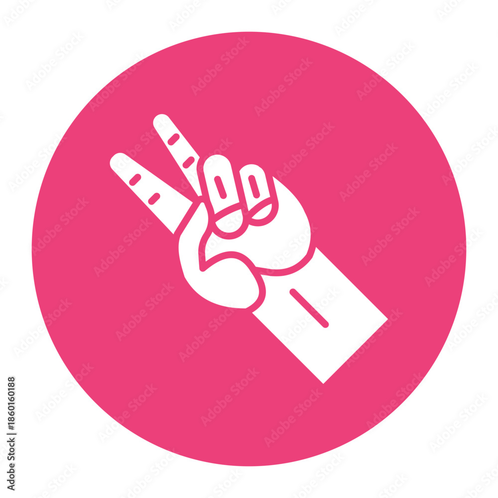 Obraz premium Sign Language Icon