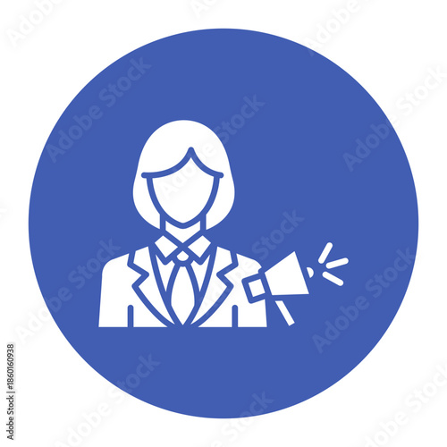 Influencer Female Icon