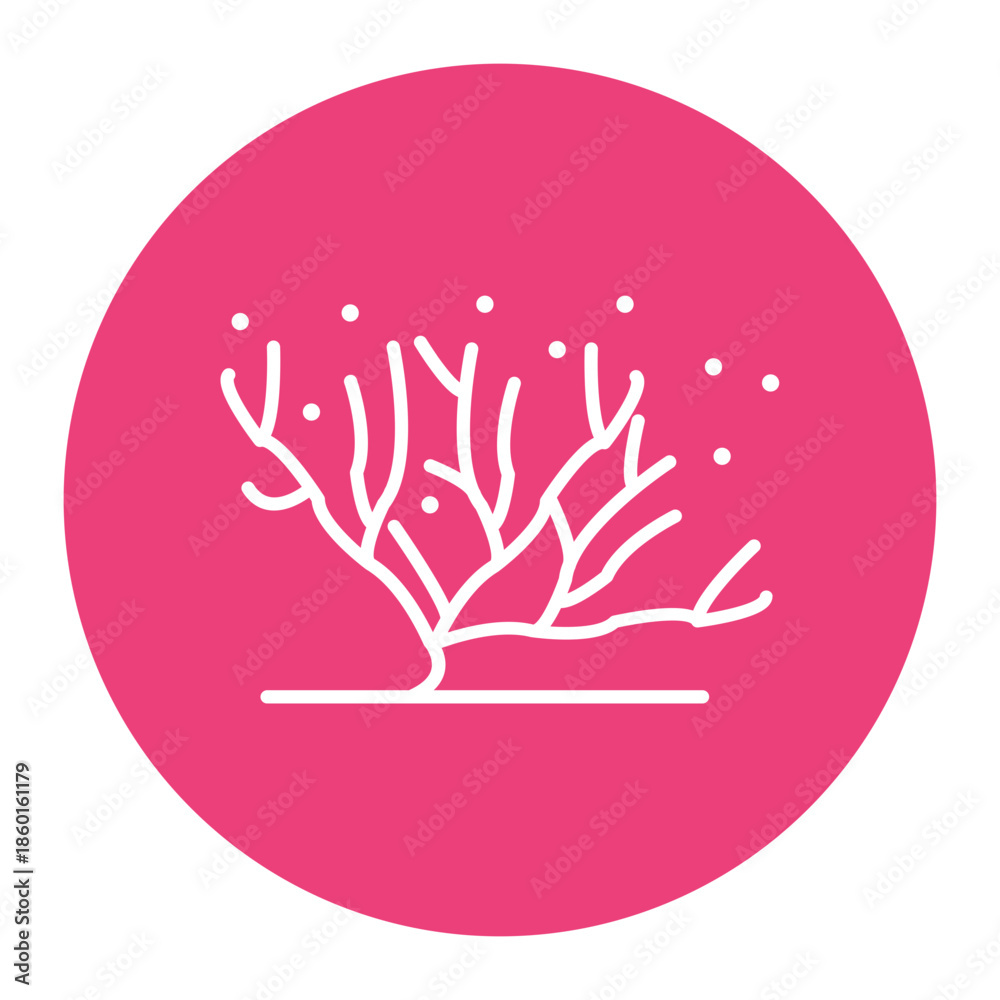 Obraz premium Coral Icon