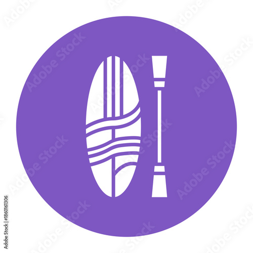 Paddleboarding Icon