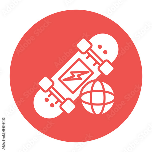 Electric Skateboard City Tours Icon