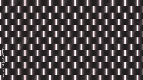 Abstract dark background with repeating vertical glowing lines creating a woven or circuit board pattern.